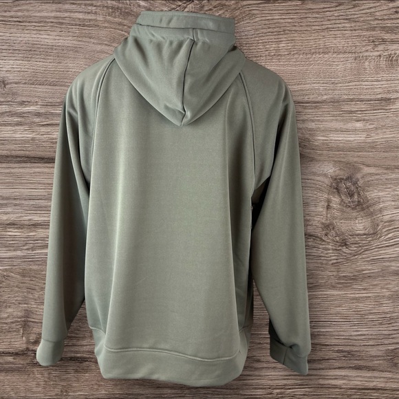 Men's Tactical Hoodies Green Pockets 1/4 Zip Military Sweatshirt 2XL (897) - Picture 3 of 9